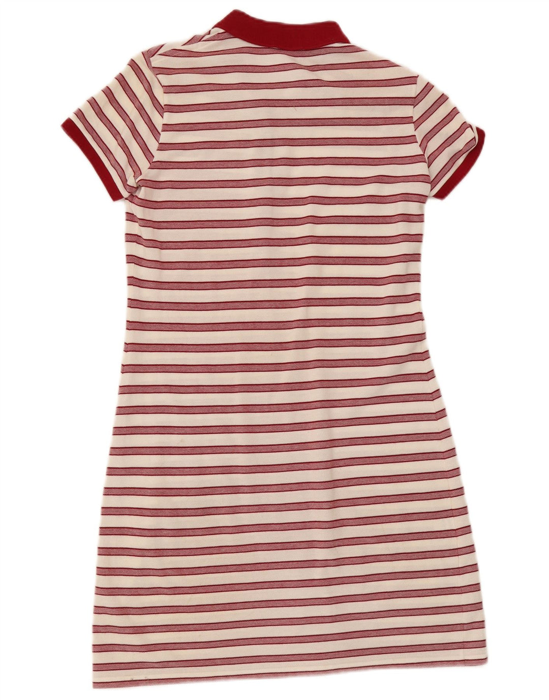 Lacoste Robe polo femme taille 38 coton rayé blanc moyen