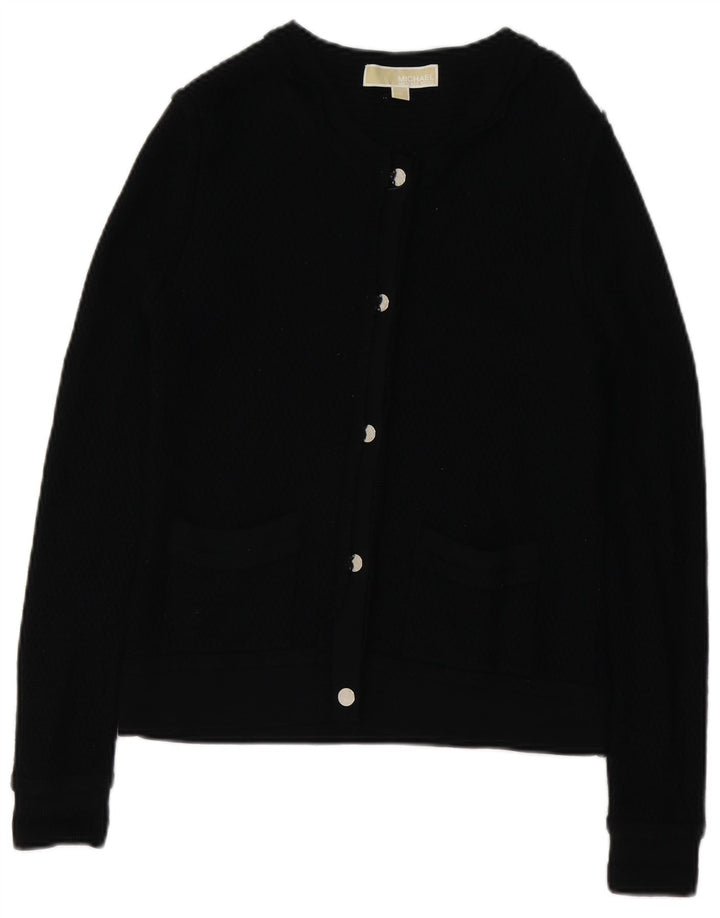 Michael Kors Cardigan pour femme UK 14 Noir moyen