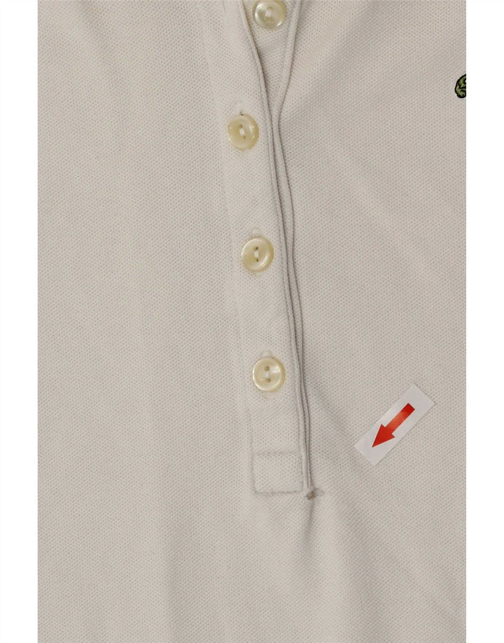 Lacoste Polo Femme Taille 38 Moyen Blanc