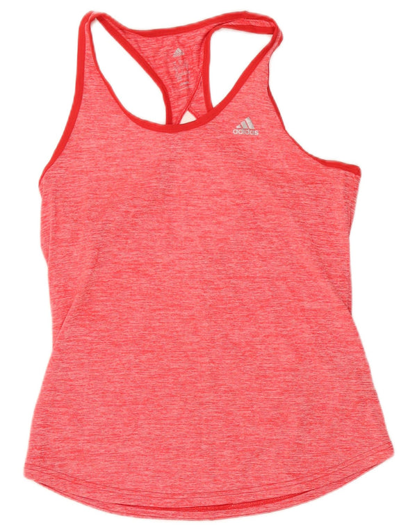 Adidas Femmes Climalite Débardeur UK 12/14 Rose Moyen Moucheté Polyester