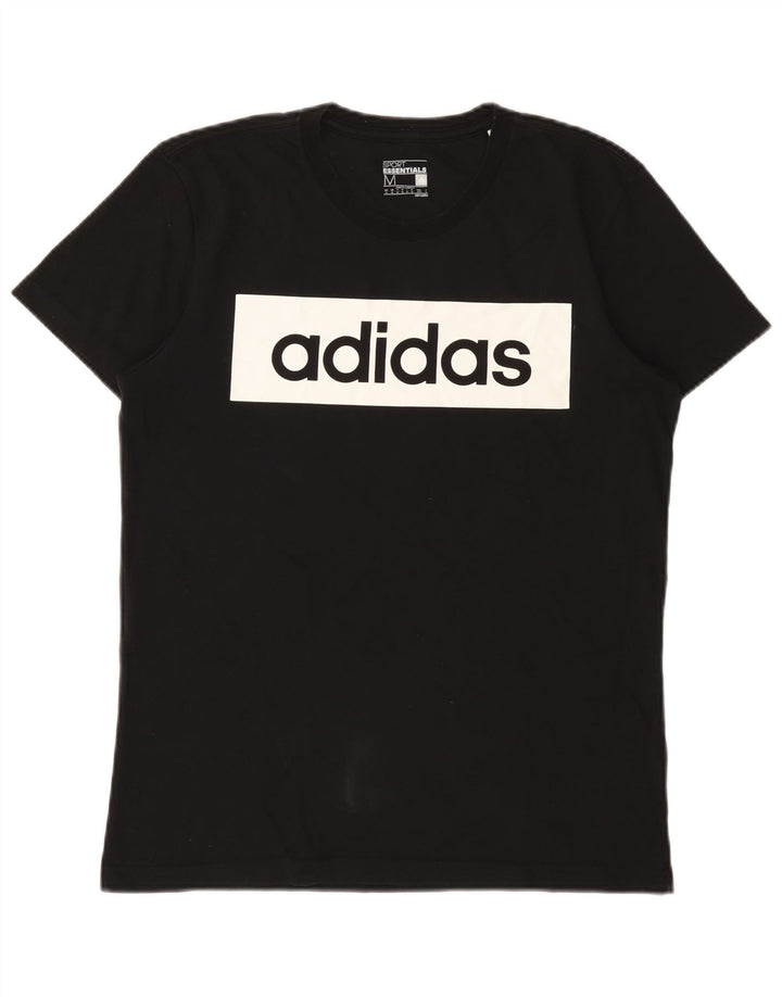 Adidas Hommes Climalite Graphic T-Shirt Haut Noir Moyen Coton