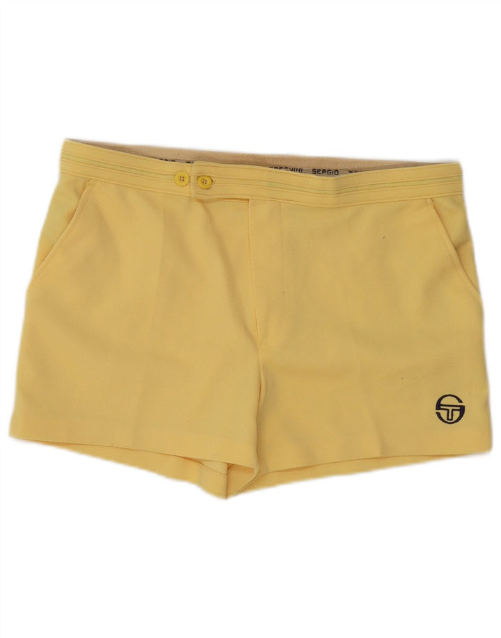 Sergio Tacchini Short Chino Homme IT 50 Large W34 Jaune Polyester