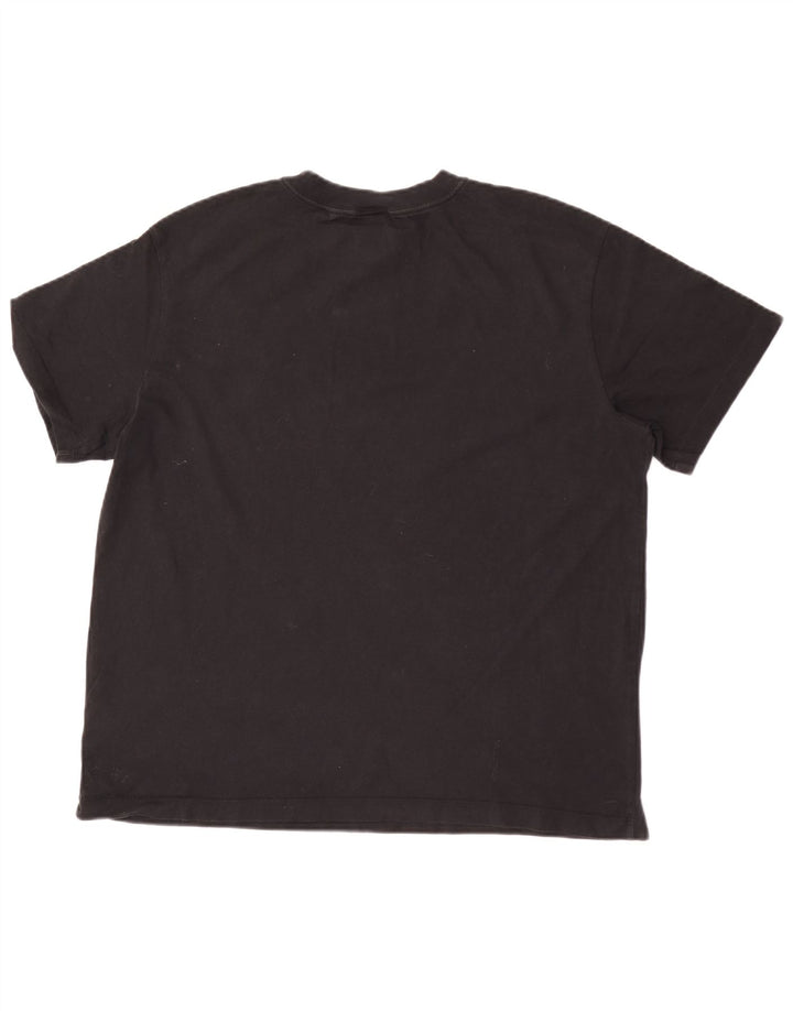 NIKE T-Shirt Homme Haut Noir Moyen Coton