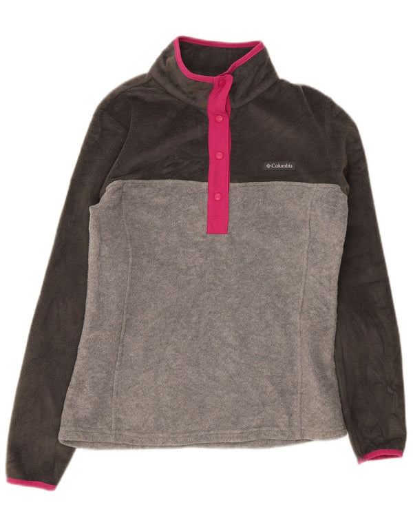 Columbia Pull polaire pour femme UK 10 Small Gris Colourblock Sports