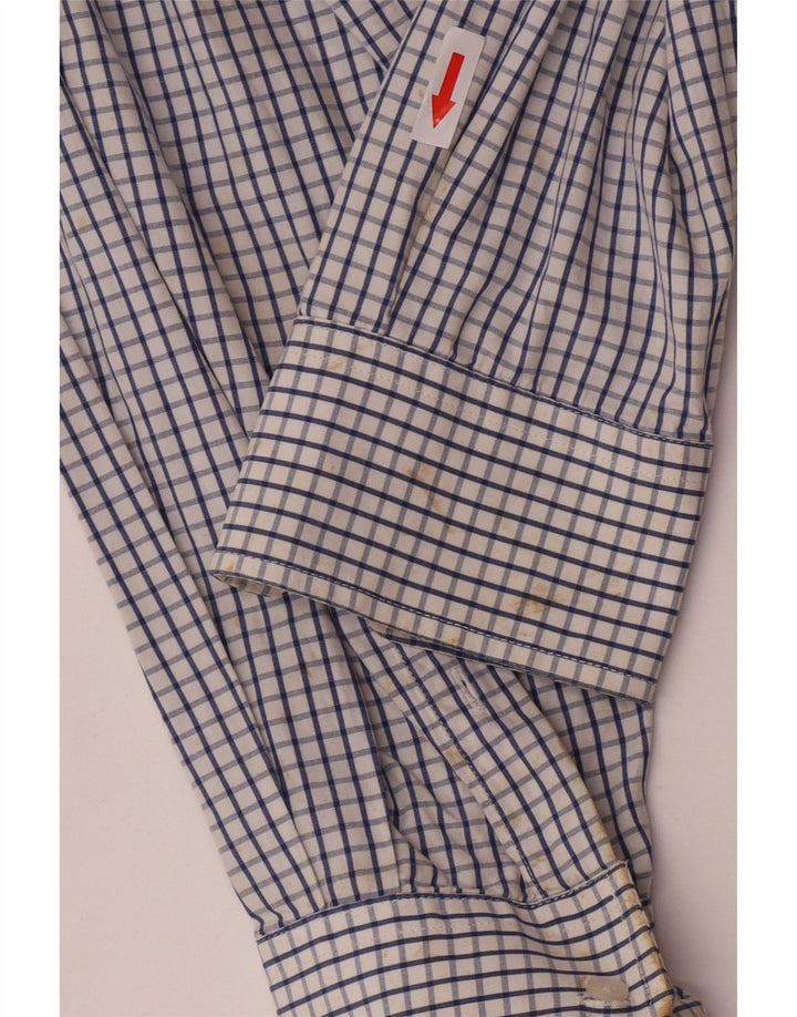 Fila Chemise Homme Bleu Moyen Carreaux Coton