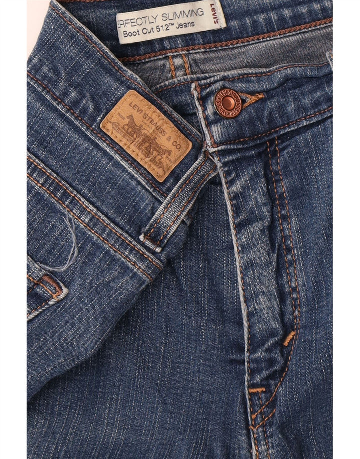Levi's Jean Bootcut 512 Parfaitement Amincissant Femme W32 L31 Bleu