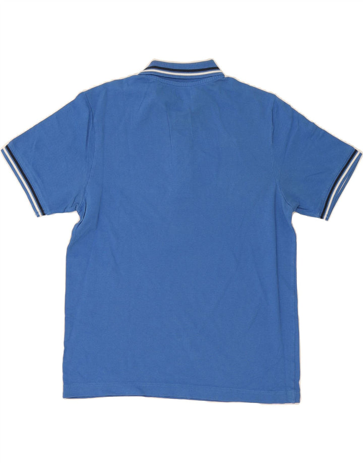 KAPPA Mens Polo Shirt Medium Blue Cotton Vintage Kappa and Second-Hand Kappa from Messina Hembry 