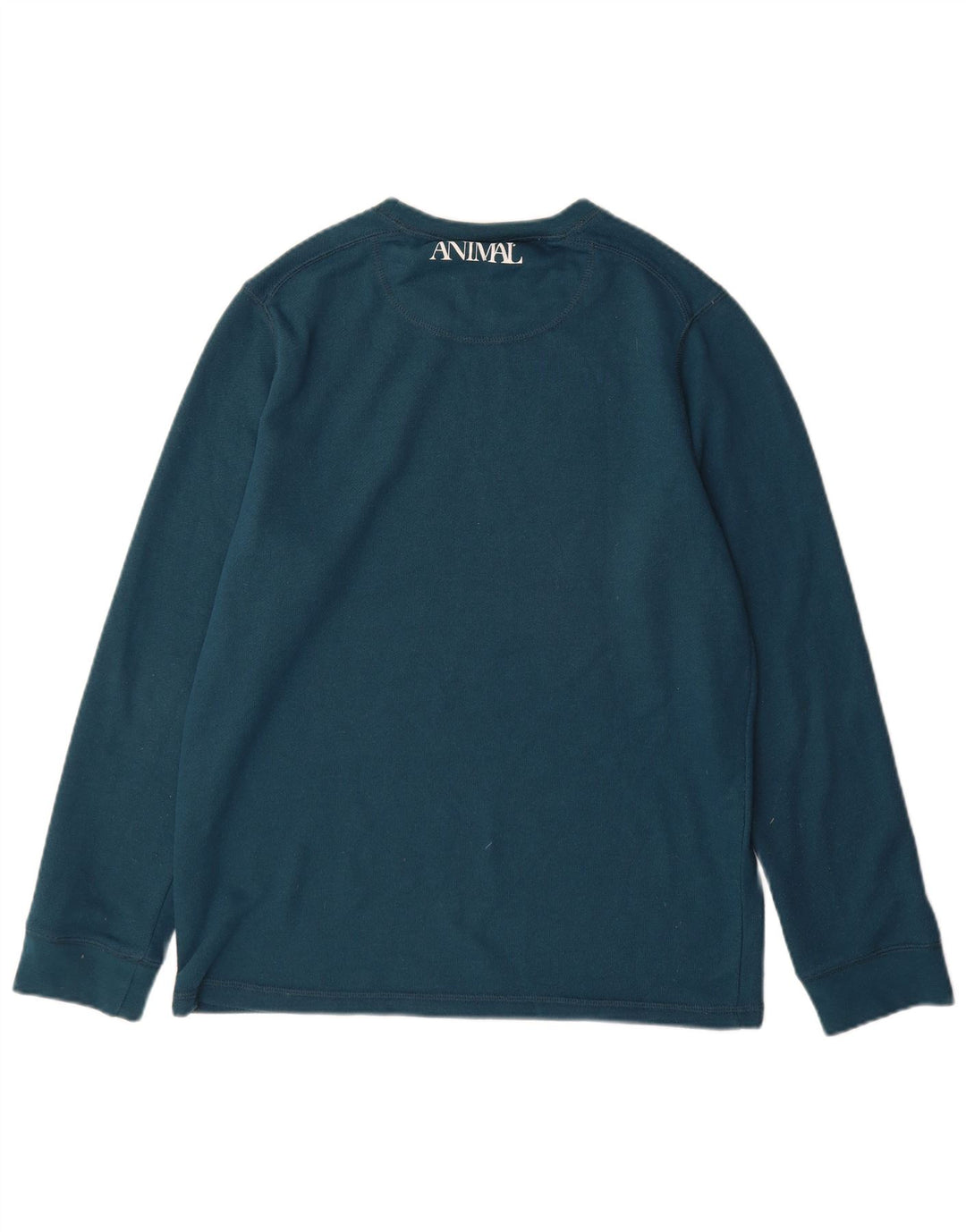 Animal Sweat-Shirt Graphique Homme Bleu Moyen Coton