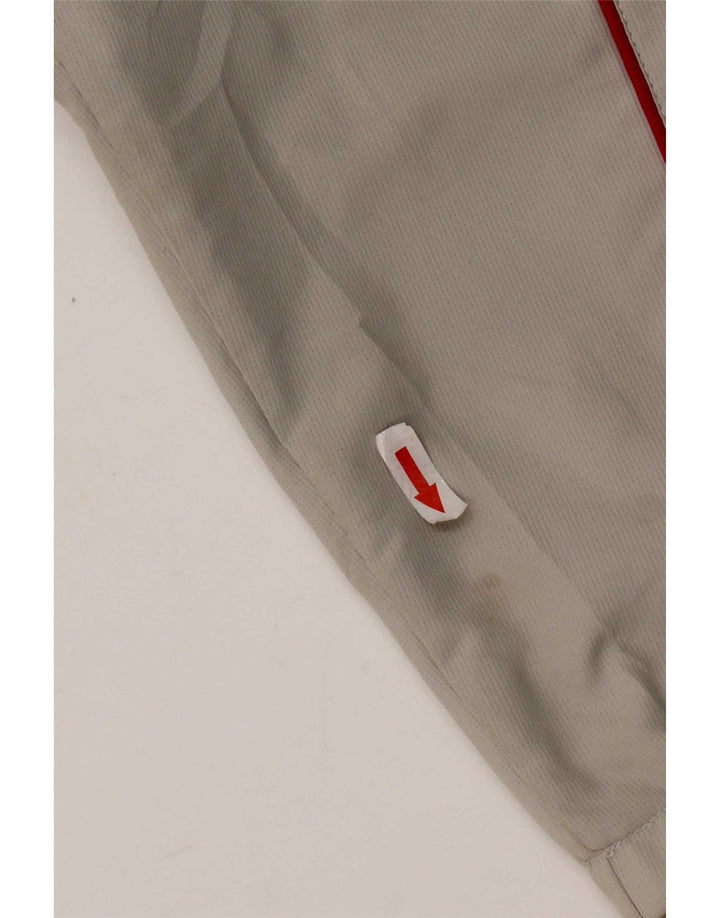 Asics Veste de Survêtement Graphique Homme Gris Moyen Polyester