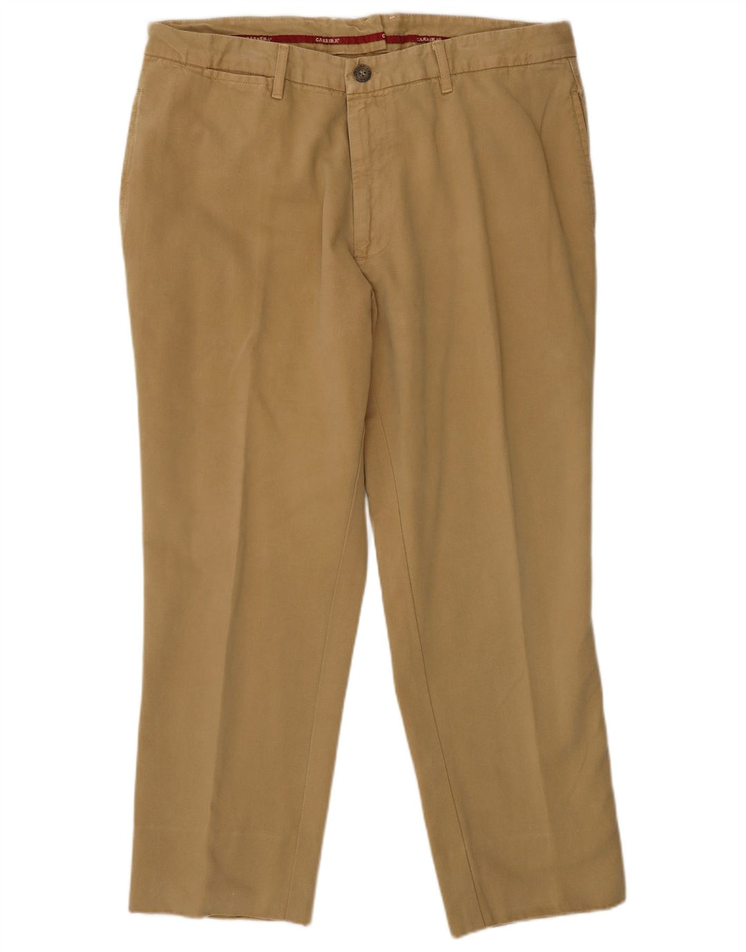 CARRERA Pantalon Chino Droit Homme W34 L26 Beige Coton