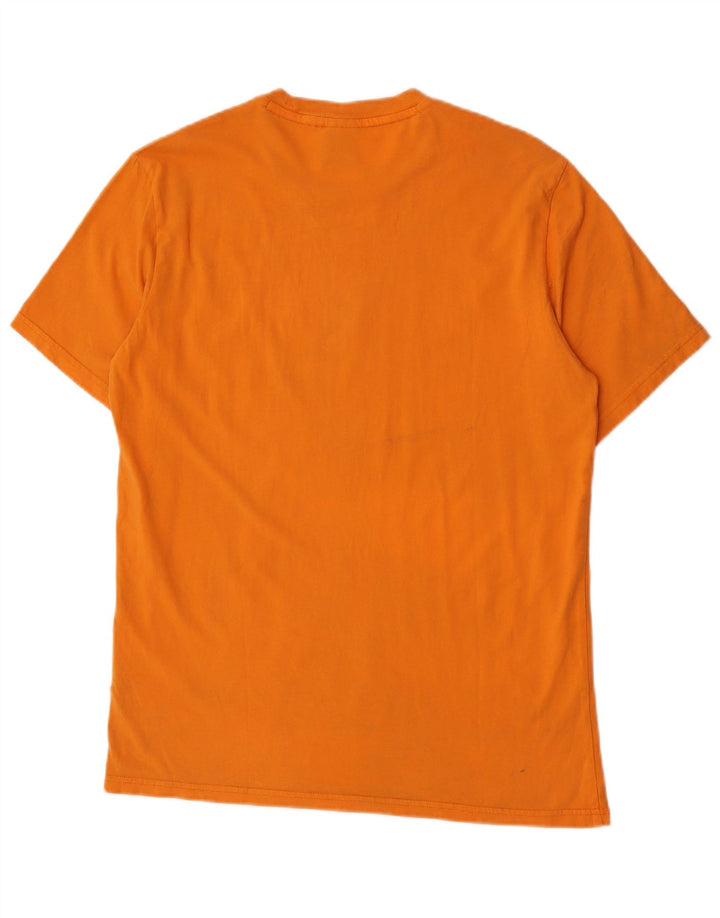 Champion T-Shirt Graphique Homme Grand Orange Coton