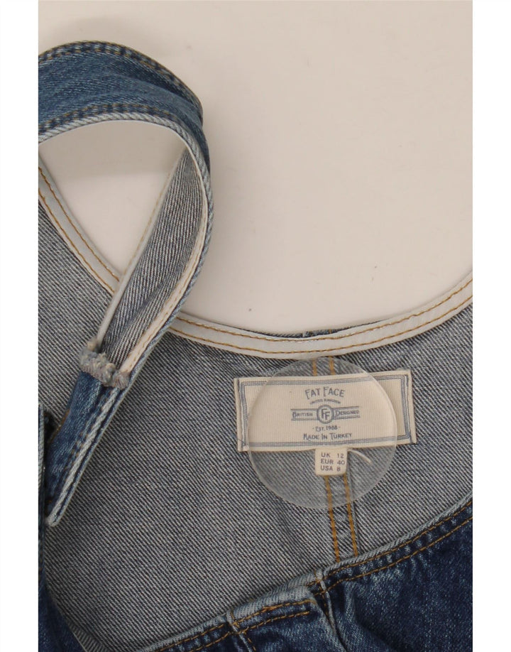 Fat Face Robe salopette en jean pour femme UK 12 Bleu moyen