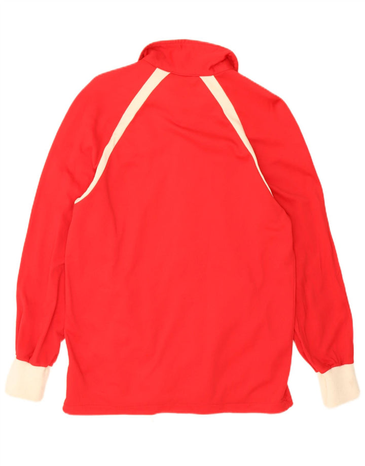 Ennerre Veste de survêtement pour homme IT 48 Rouge moyen Colourblock