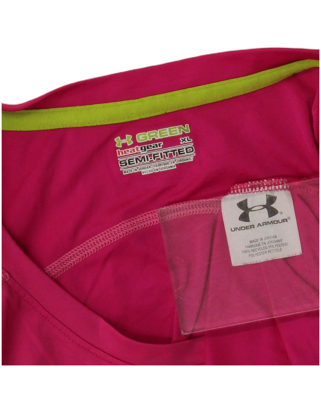 Under Armour Heat Gear Débardeur Femme UK 18 XL Rose Polyester