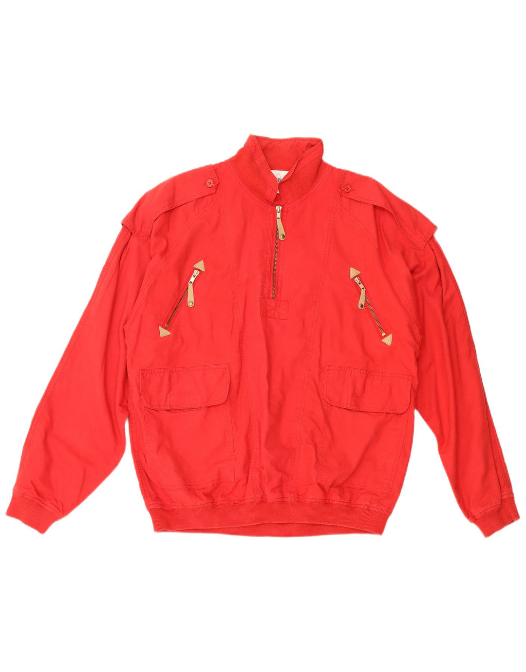 C&A Veste Anorak Militaire Rapide pour Hommes EU 48/50 Coton Rouge Moyen