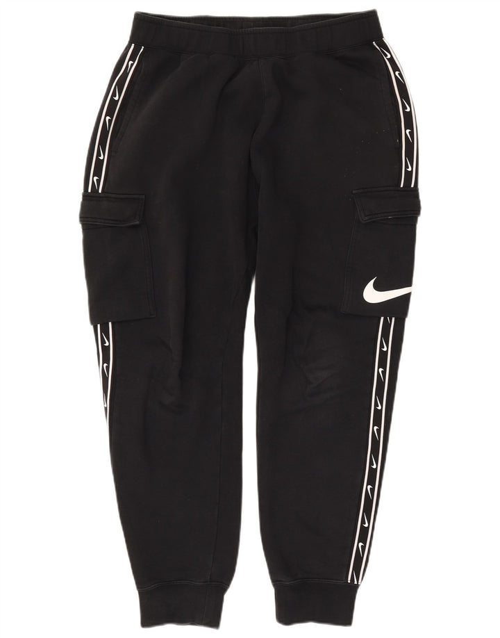 NIKE Pantalon de survêtement cargo graphique pour homme en coton noir moyen