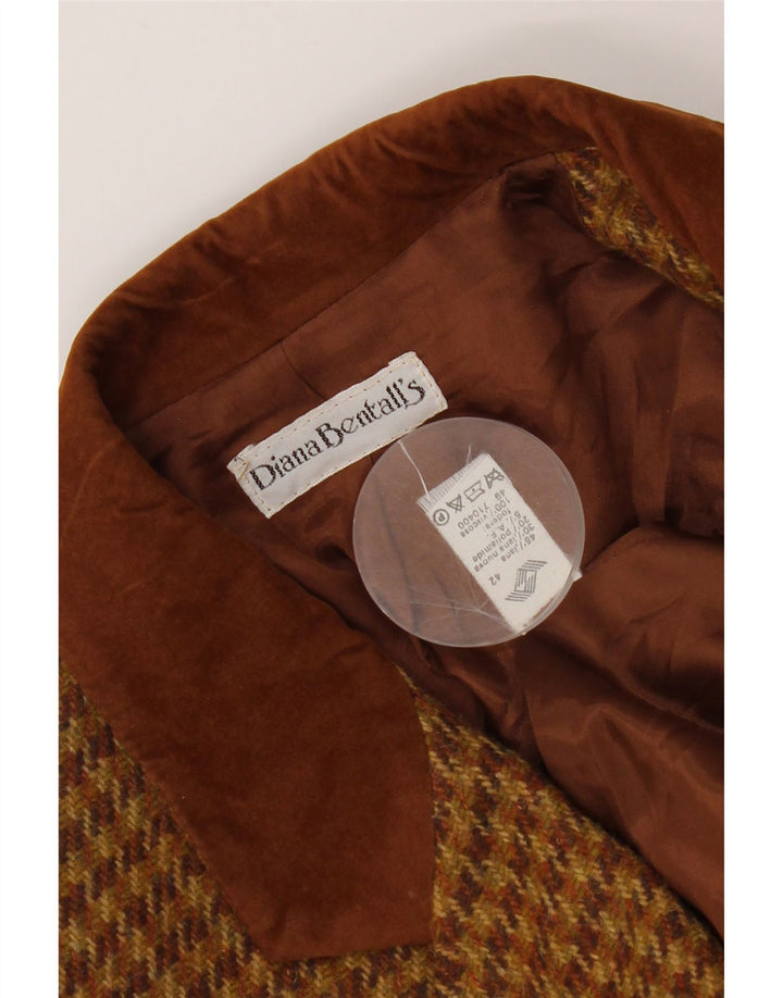 Veste blazer pour femme de Diana Bentall IT 42 pied-de-poule marron moyen
