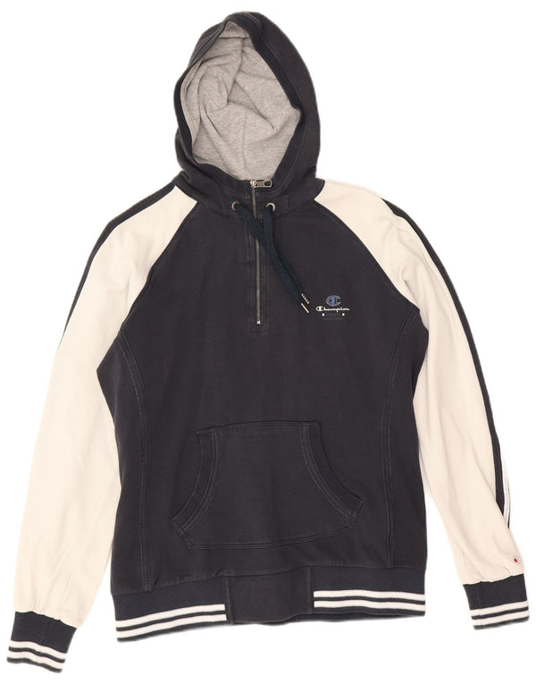Champion Pull à capuche Heritage Classics pour femme UK 14 Large Bleu marine