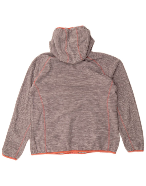 Mountain Warehouse Veste polaire à capuche pour femme UK 16 Large Gris Moucheté