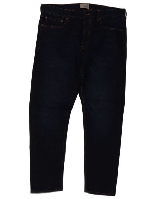 Marks & Spencer Jean Slim Homme W34 L29 Bleu Marine Coton