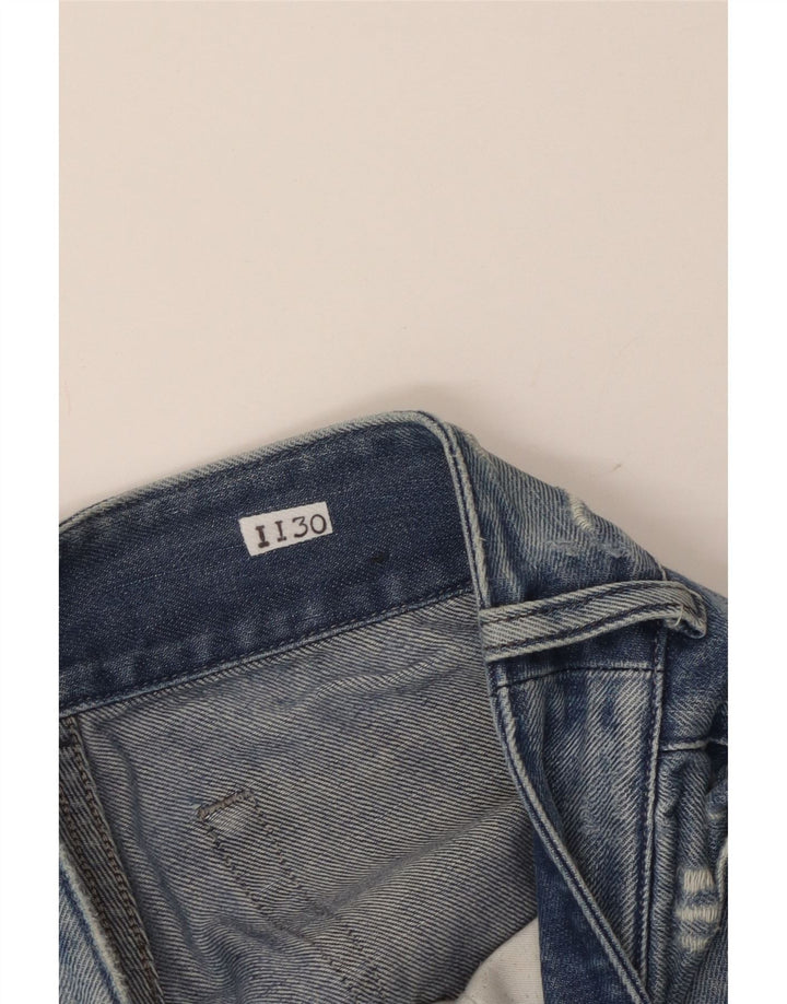 Diesel Jean Slim Effet Déchiré W30 L29 Bleu Femme