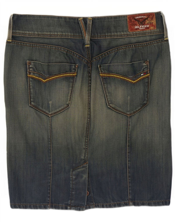 Tommy Hilfiger Jupe Sonora Denim Femme Medium W34 Bleu Coton