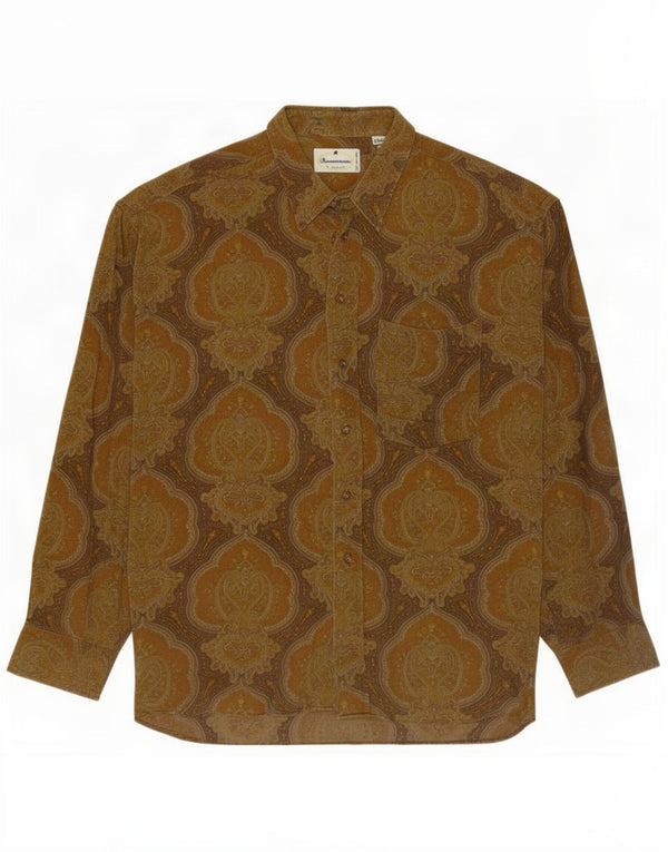 Bananarama Chemise Homme XL Marron Paisley