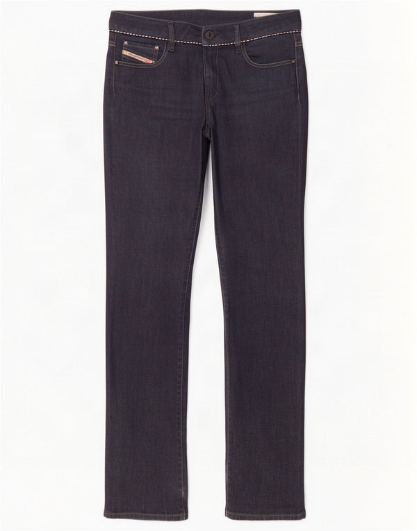 Jean Bootcut Femme Diesel W32 L34 Bleu Marine Coton