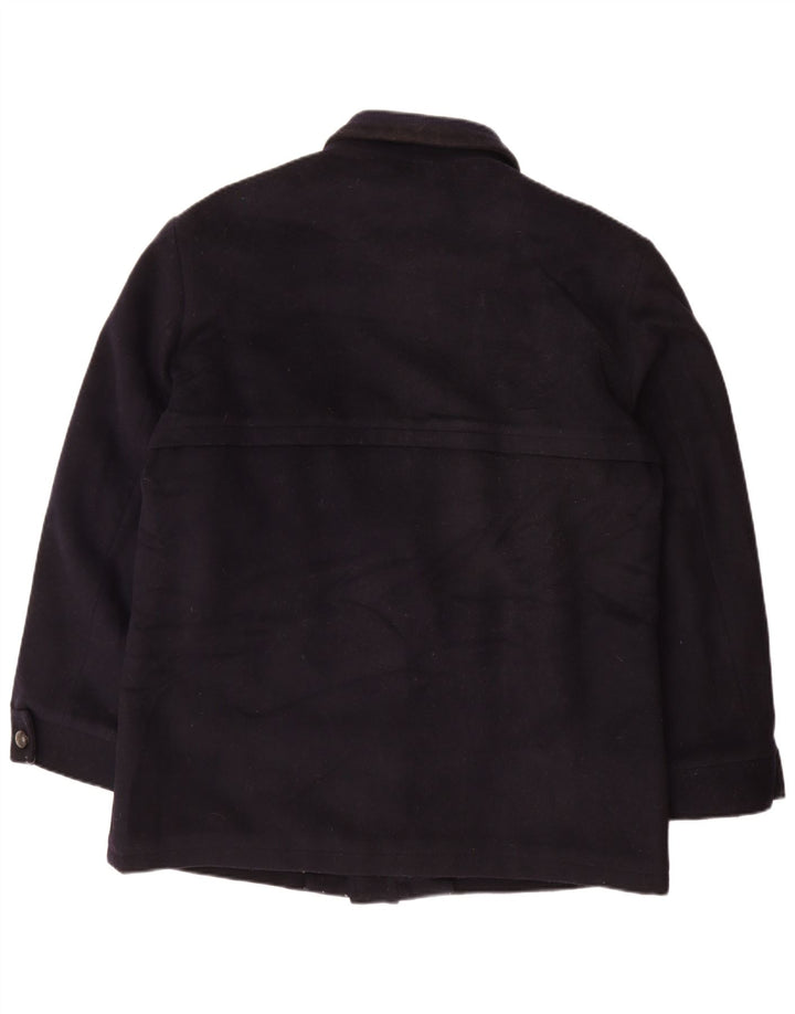 MC Gregor Veste utilitaire pour homme IT 54 2XL Bleu marine à carreaux en laine classique
