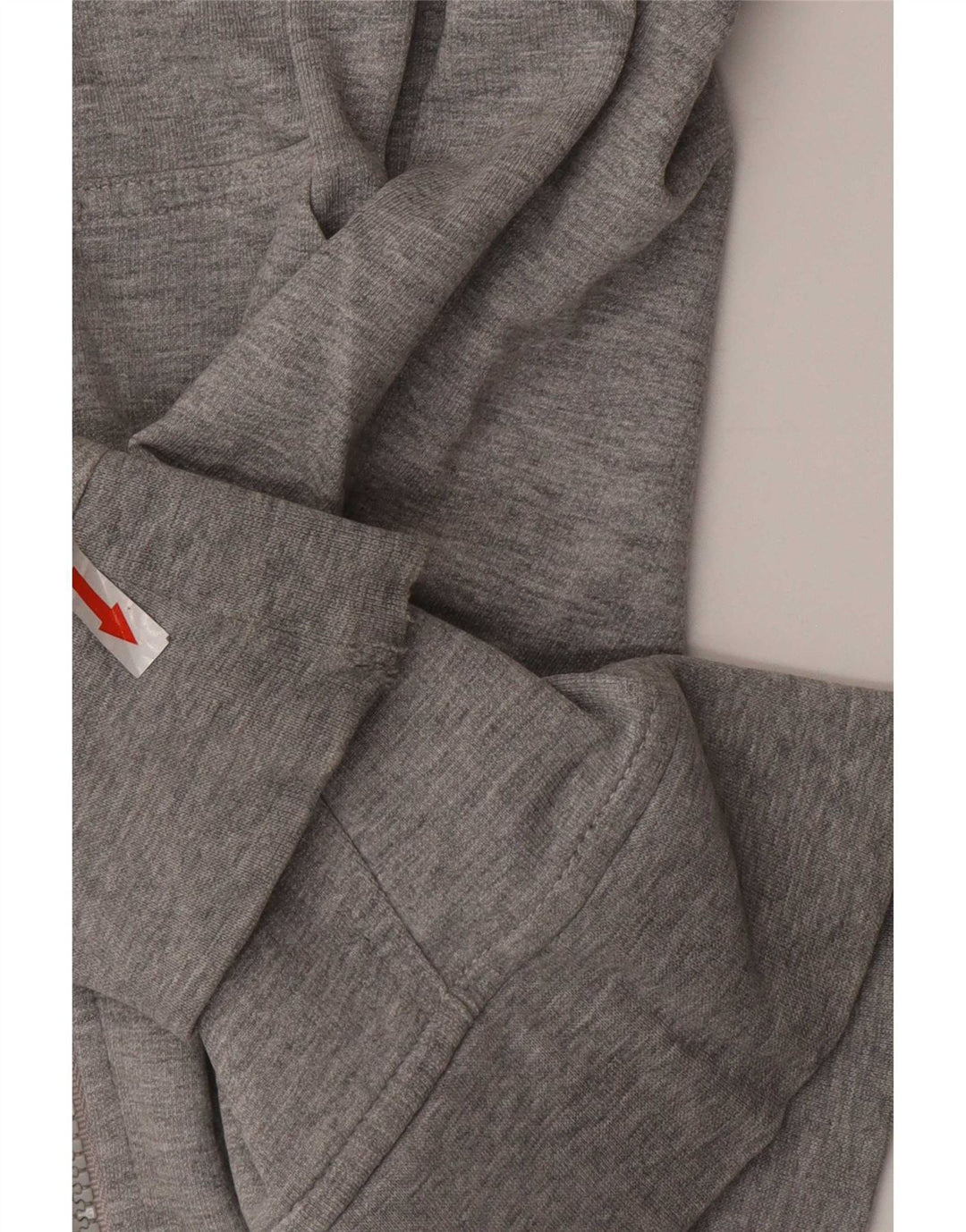 Kappa Pull à Capuche Zippé Homme Gris Moyen Coton