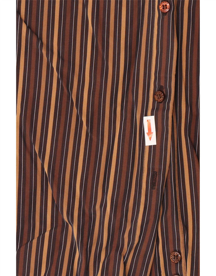 Chemise Femme Brooksfield IT 42 Rayé Marron Moyen
