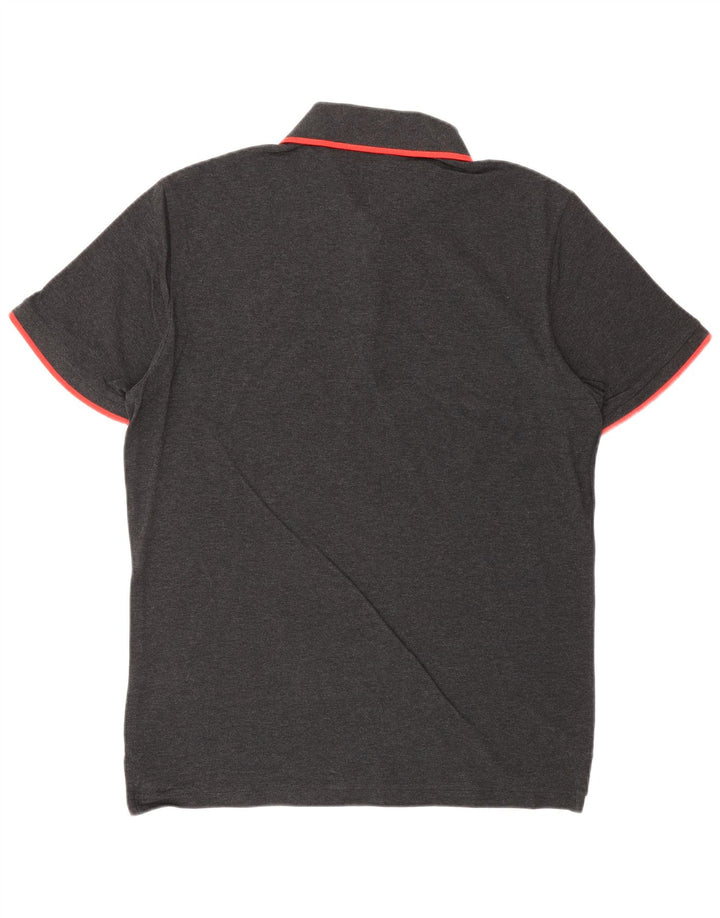 PUMA Polo Homme Gris Moyen Coton