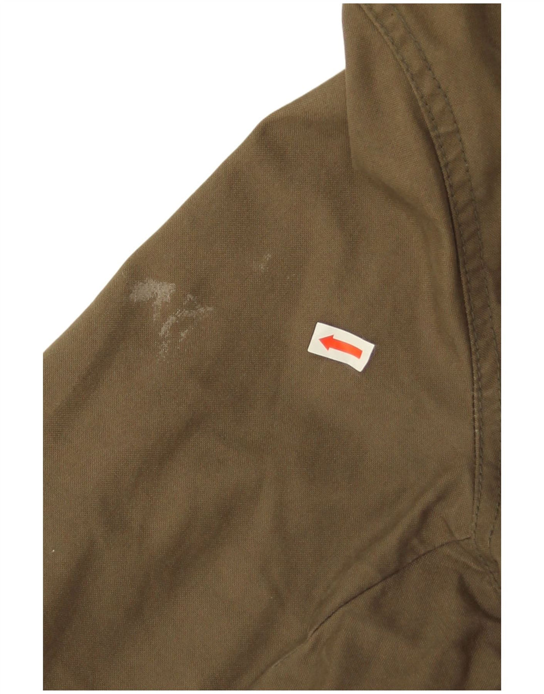Superdry Veste militaire pour homme UK 40 Large Kaki Coton