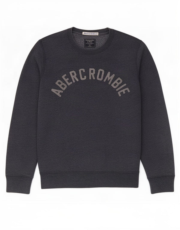 Abercrombie & Fitch Sweat-shirt graphique pour homme XS en coton bleu marine