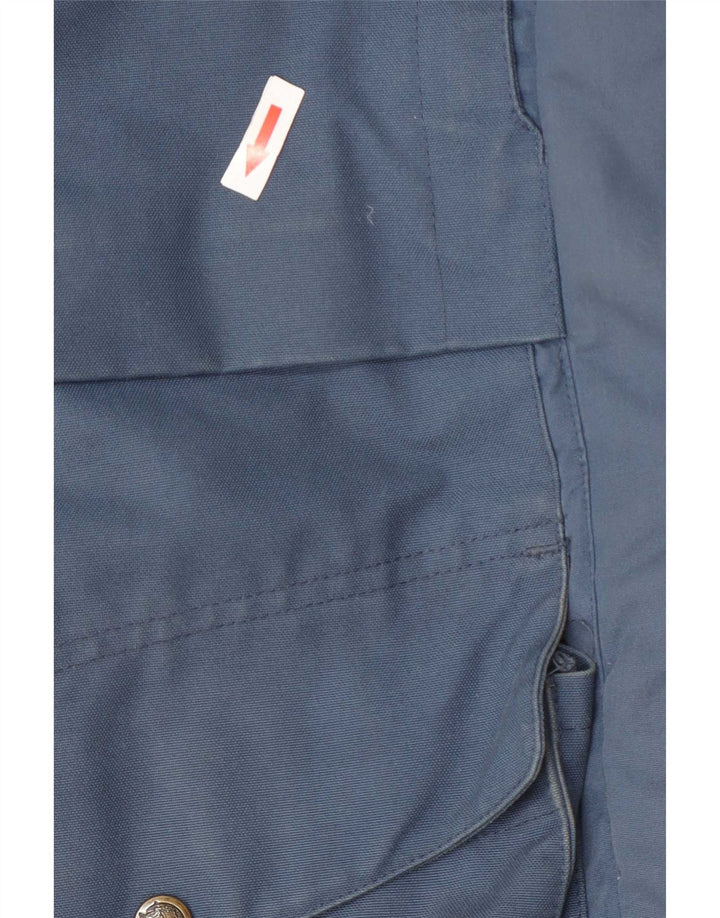 Fjall Raven Veste Parka à capuche pour femme UK 16 Large Bleu Polyamide