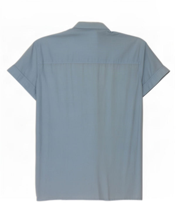 Lee Chemise à Manches Courtes Homme XL Bleu Coton