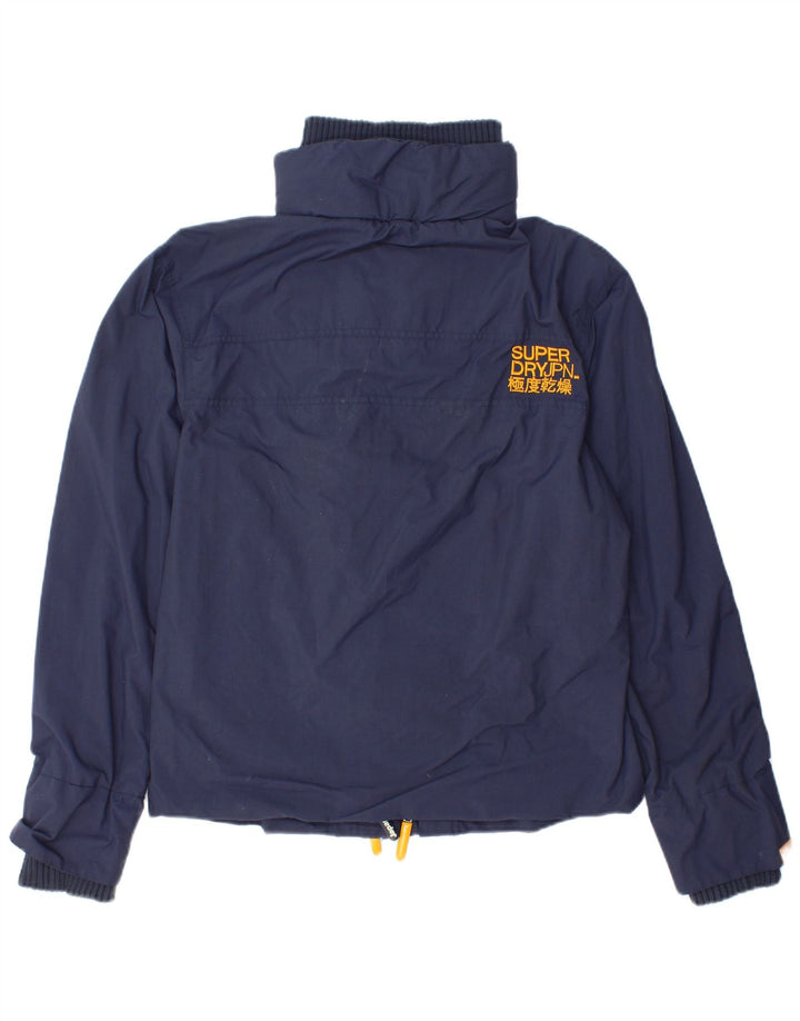 Superdry Veste coupe-vent The Windcheater pour femme UK 14 Bleu marine moyen