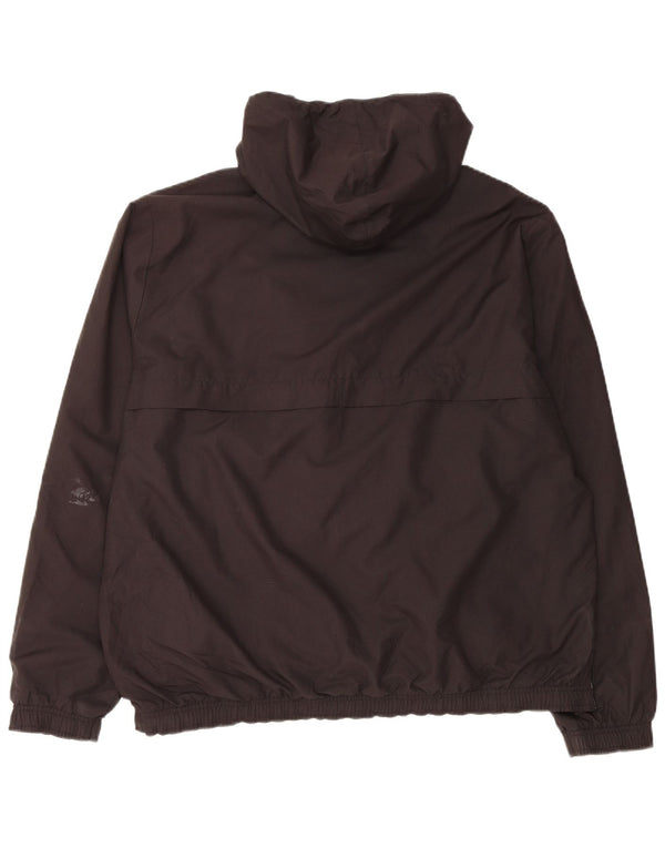 Puma Veste coupe-vent à capuche pour homme UK 42 XL Noir Polyester