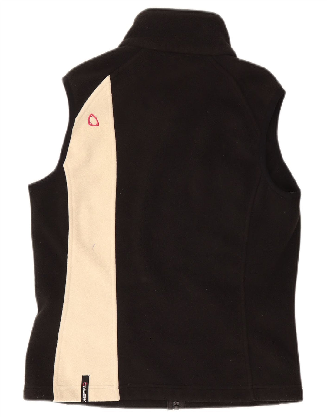 Musto Gilet polaire pour femme UK 12 Medium Noir Colorblock Polyester