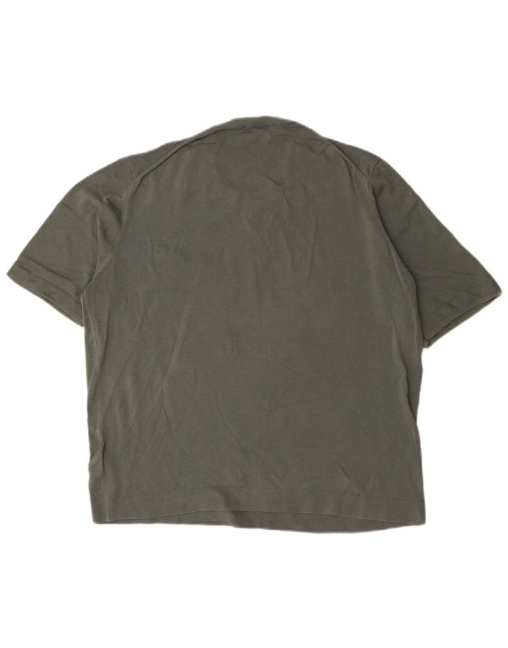 Cos T-Shirt Regular Homme Top XL Kaki Coton
