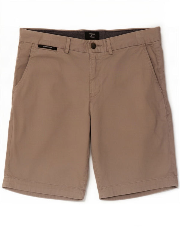 Superdry Short Chino Regular W32 Homme Gris Moyen Coton