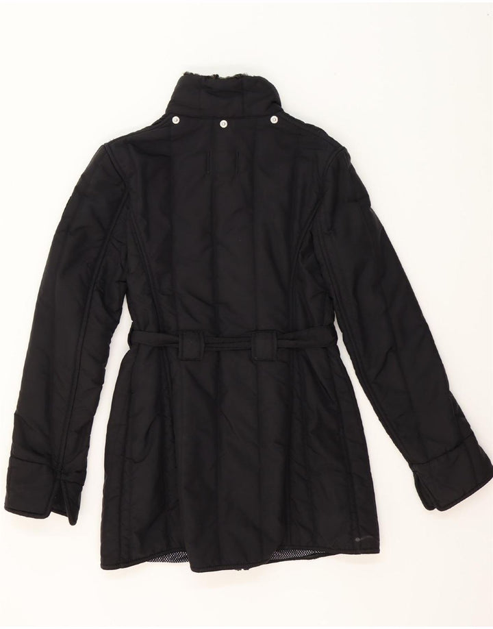 REFRIGIWEAR Womens Padded Jacket UK 10 Small Black Polyamide Vintage Refrigiwear and Second-Hand Refrigiwear from Messina Hembry 