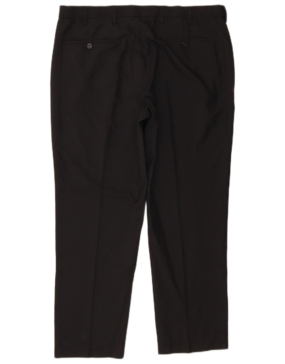 Marks & Spencer Pantalon chino coupe classique pour homme W38 L29 Noir Polyester