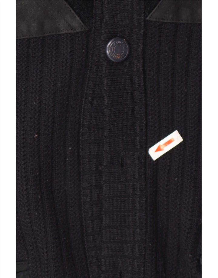 Malagrida Pull Cardigan Homme Bleu Marine Moyen Colourblock