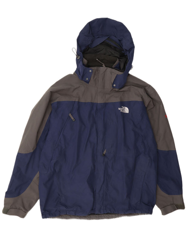 The North Face Veste de pluie Gore-Tex pour homme UK 40 Large Bleu marine Colourblock