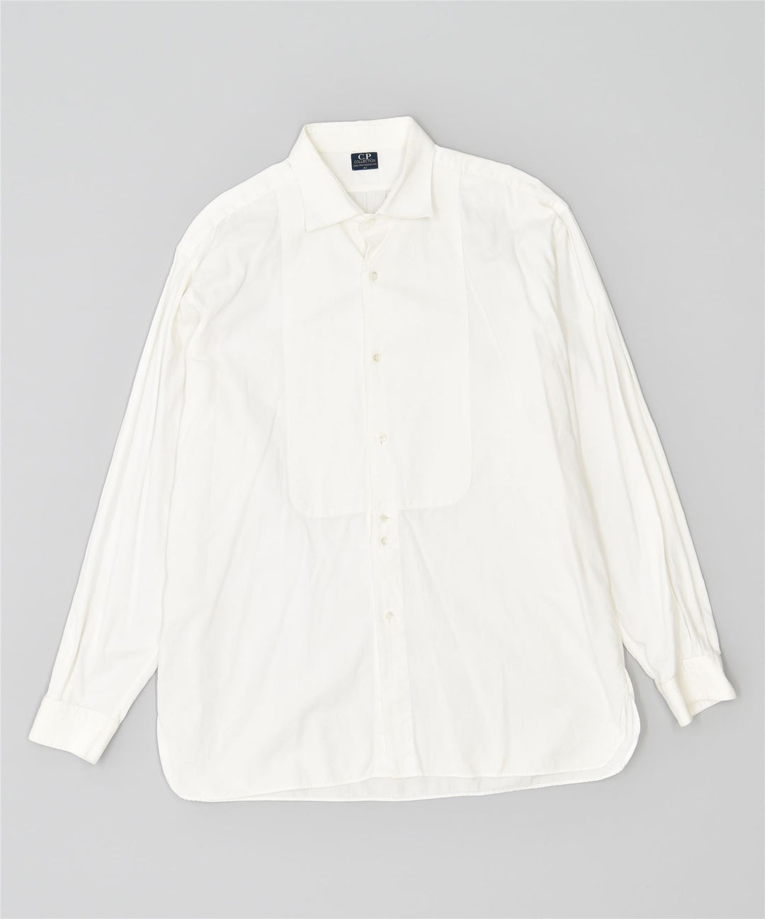 C.P. COLLECTION Chemise Homme Taille 43 Grand Coton Blanc vintage