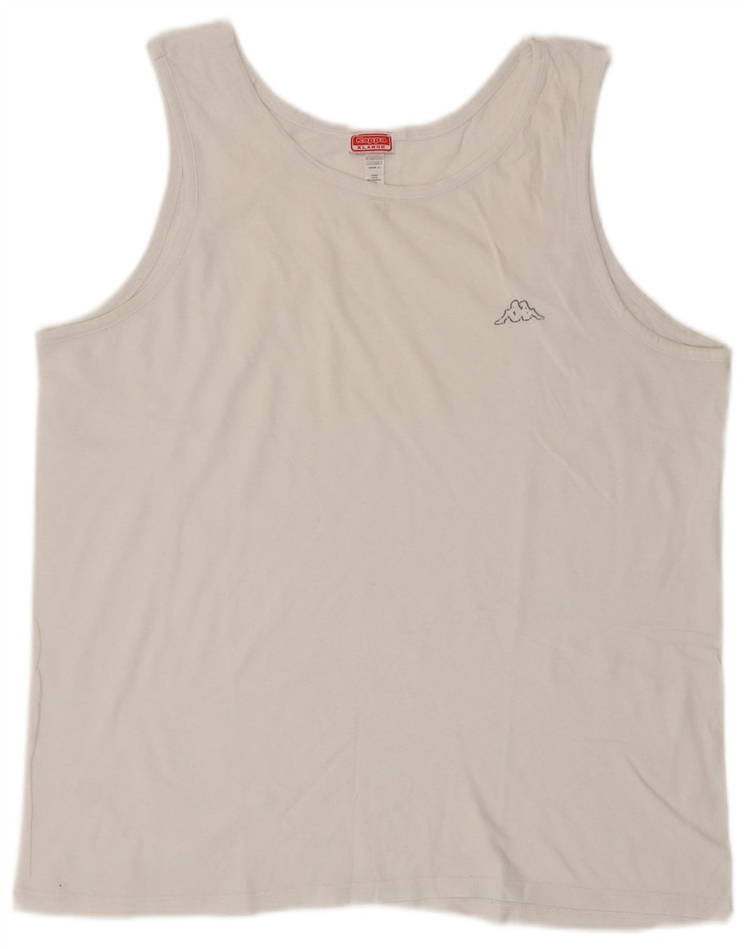 Kappa Débardeur Femme UK 18 XL Coton Blanc