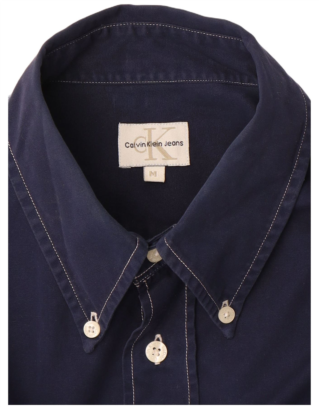 Calvin Klein Jeans Chemise Homme Bleu Marine Moyen