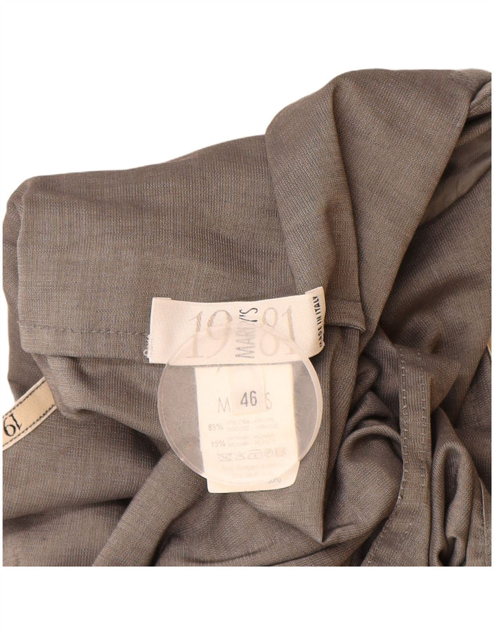 Marly's 1981 Veste bomber à capuche pour femme IT 46 Large Gris Viscose