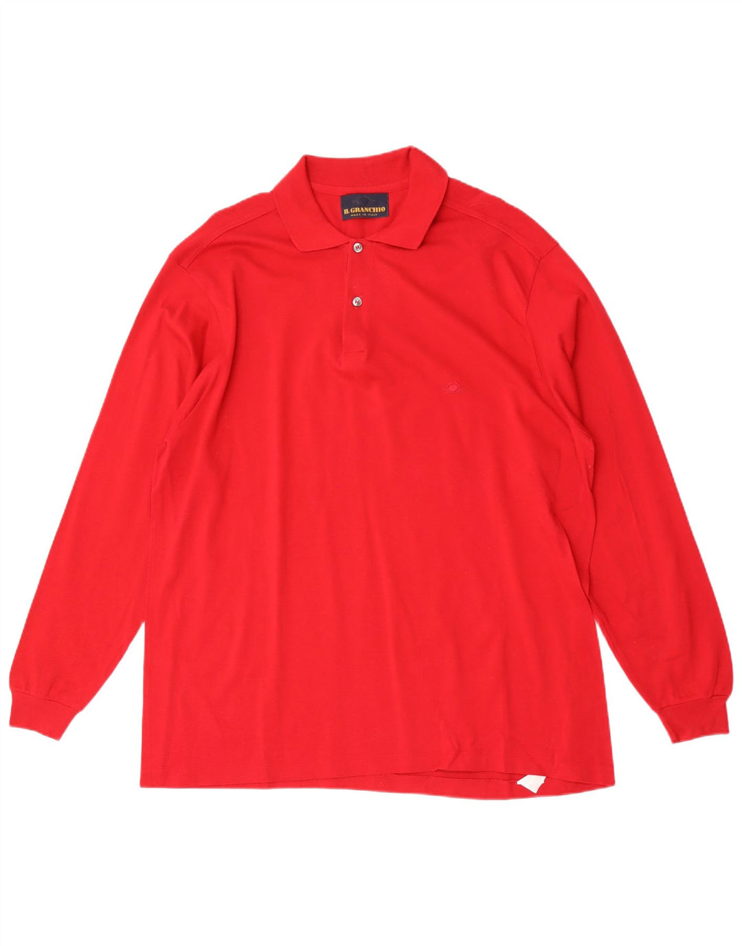 Il Granchio Polo à manches longues pour homme 2XL Rouge